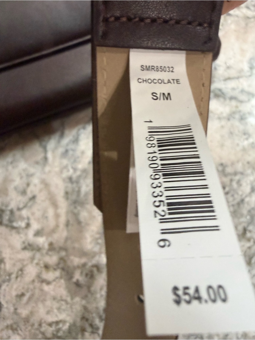 Steve Madden Brown belt bag/ cross body with Gold Plaque NWT - Picture 3 of 6